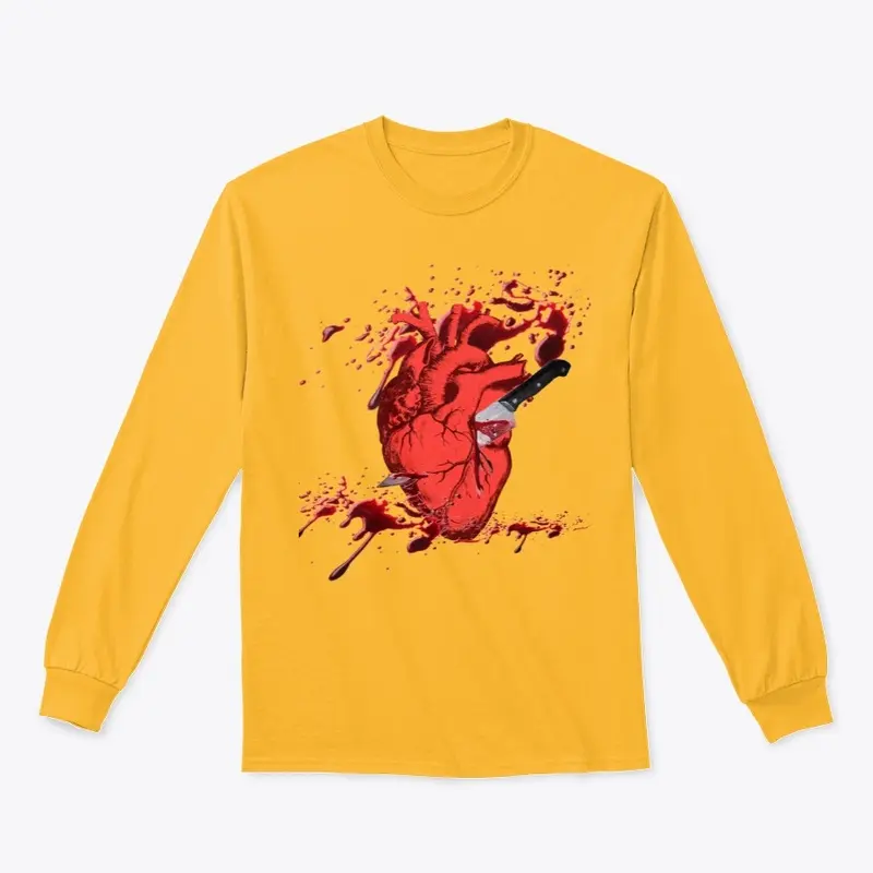 Heart long sleeve tee