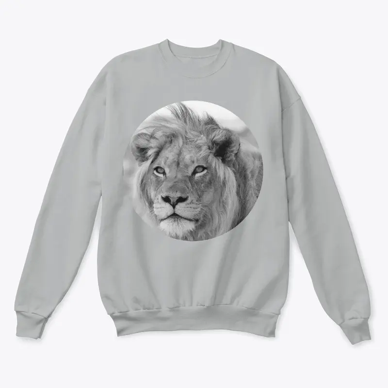 Lion Face (Grey)