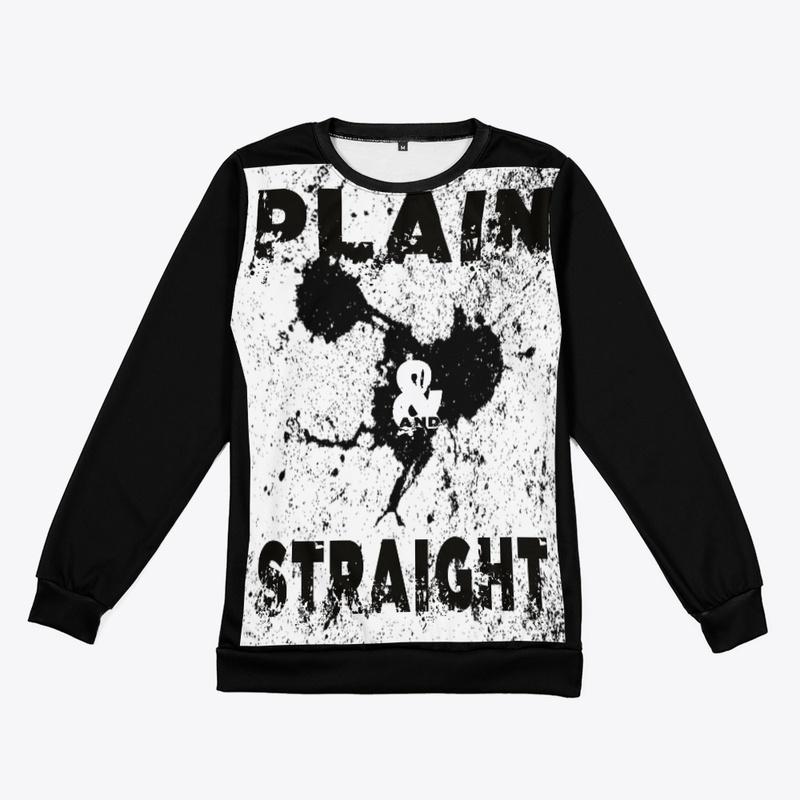 Plain and Straight Sweater (Black)